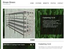 Tablet Screenshot of grazegreen.com